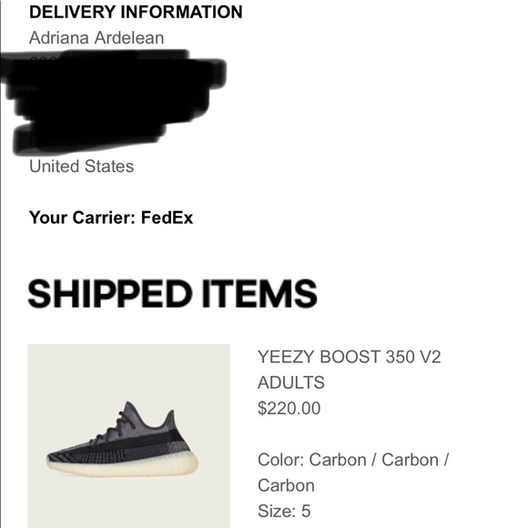 adidas Yeezy Boost 350 V2 - Carbon